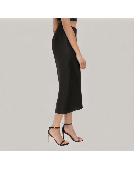 Classic Grey Urban Suit Skirt