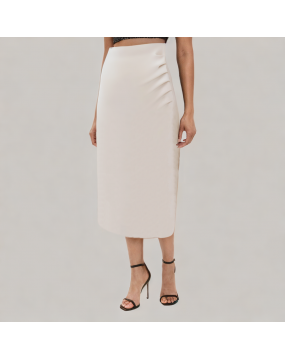 High Pressure Pleat Professional Suit Skirt 