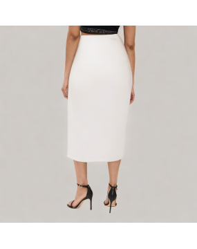 High Pressure Pleat Professional Suit Skirt 