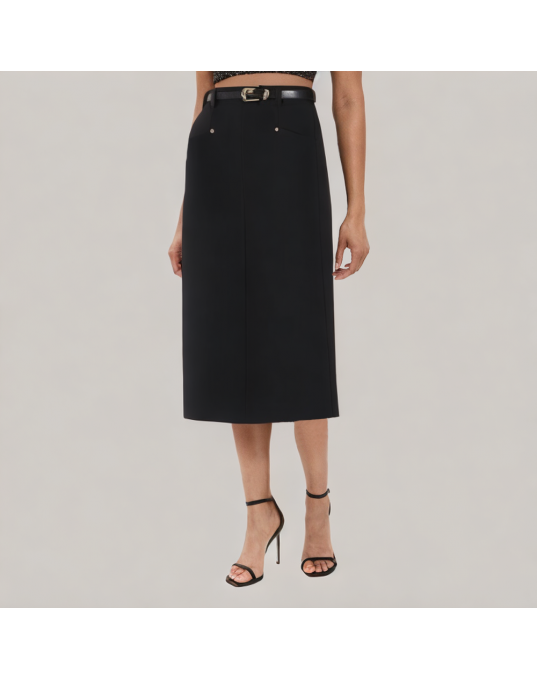 High End H Cut Suit Skirt 