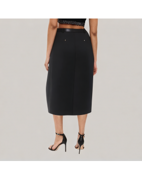 High End H Cut Suit Skirt 