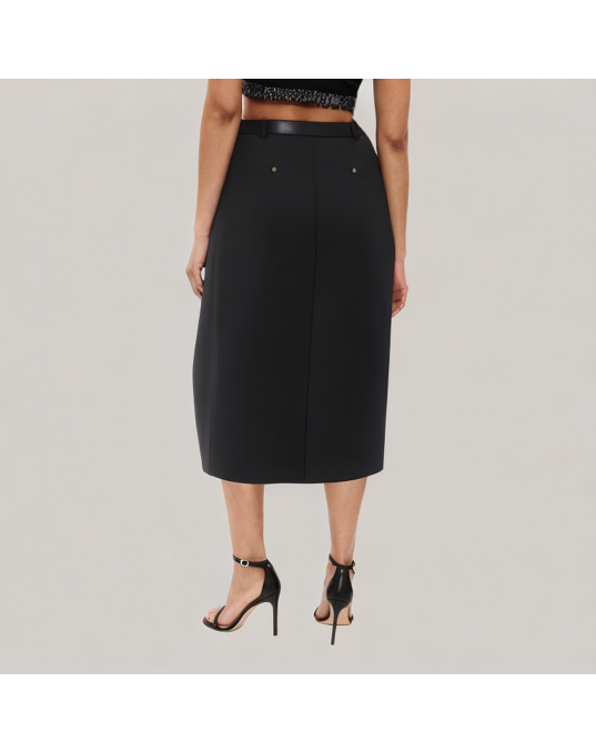 High End H Cut Suit Skirt 