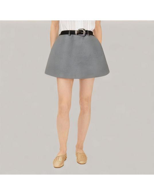 High Waisted Short Suit Skirt 