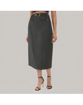 Simple Commuting Suit Skirt