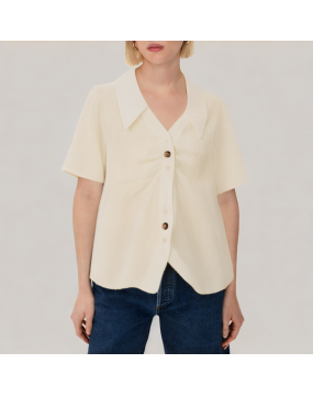 V Neck Short Sleeved Shirt 