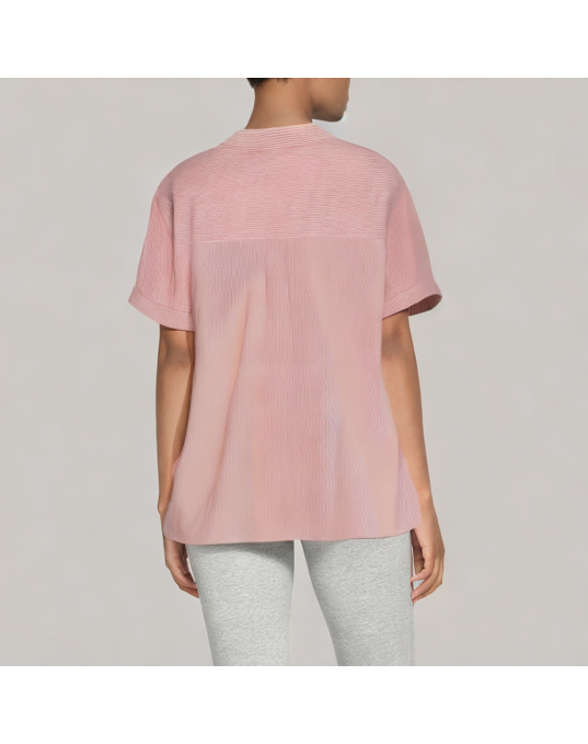 Retro Age Reducing Striped Short Sleeved Shirt 