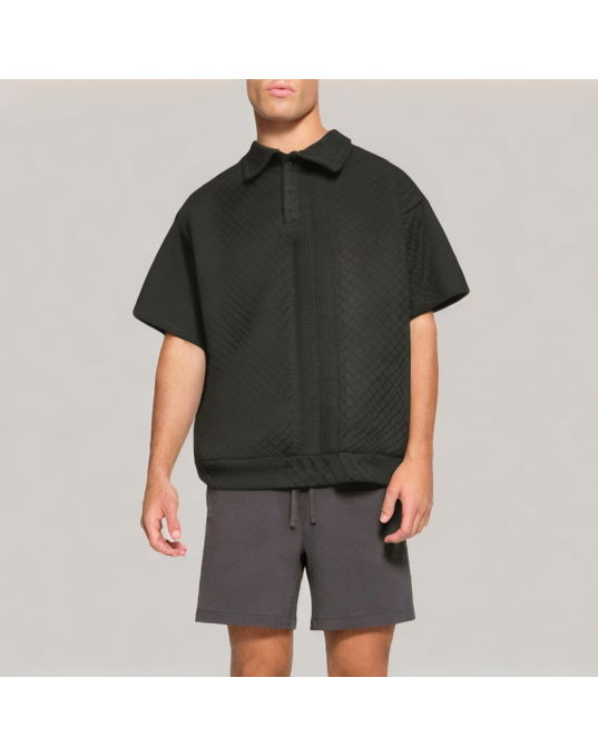 Men's Summer Jacquard POLO Shirt 