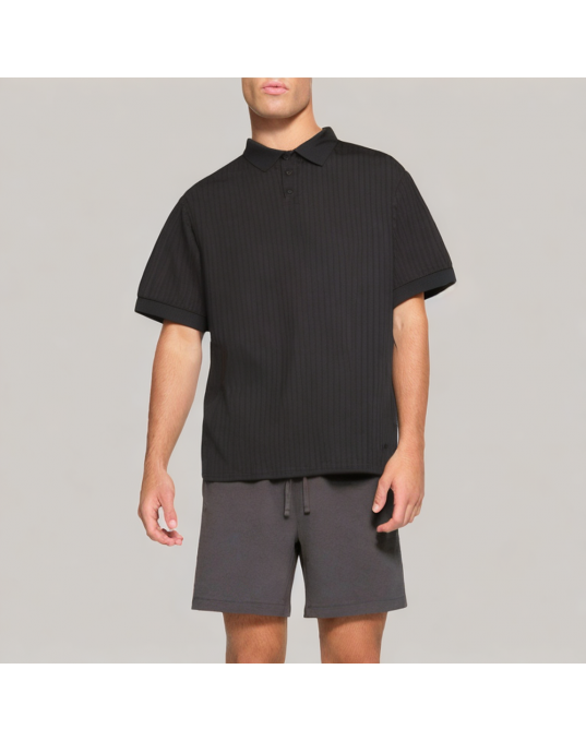 Men's Solid Color Ice Silk Polo Shirt