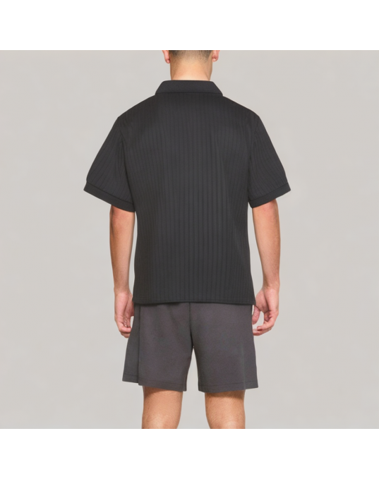 Men's Solid Color Ice Silk Polo Shirt