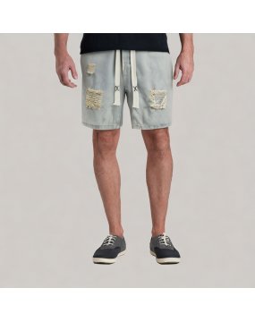 Men's Trendy Ripped Denim Shorts 