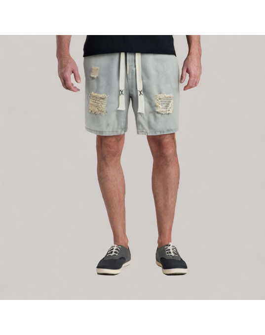Men's Trendy Ripped Denim Shorts 