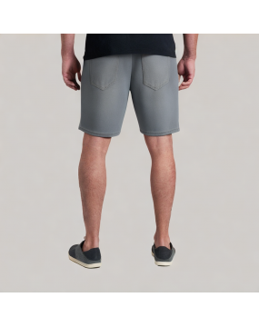 Patchwork Pockets Contrasting Denim Shorts 