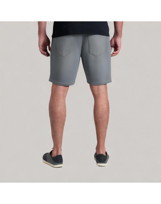 Patchwork Pockets Contrasting Denim Shorts 