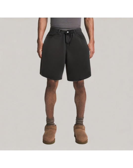 Summer Casual Solid Color Denim Shorts 