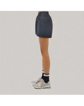 Retro High Waisted Denim Shorts 