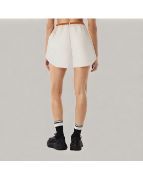 Simple Commuting High Waist Wide Leg Shorts 