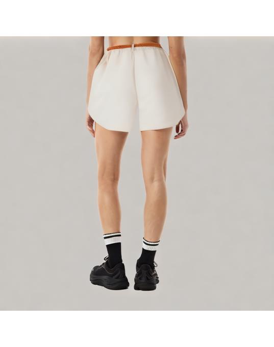 Simple Commuting High Waist Wide Leg Shorts 