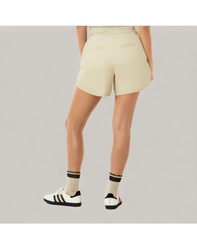Versatile High Waisted Suit Shorts