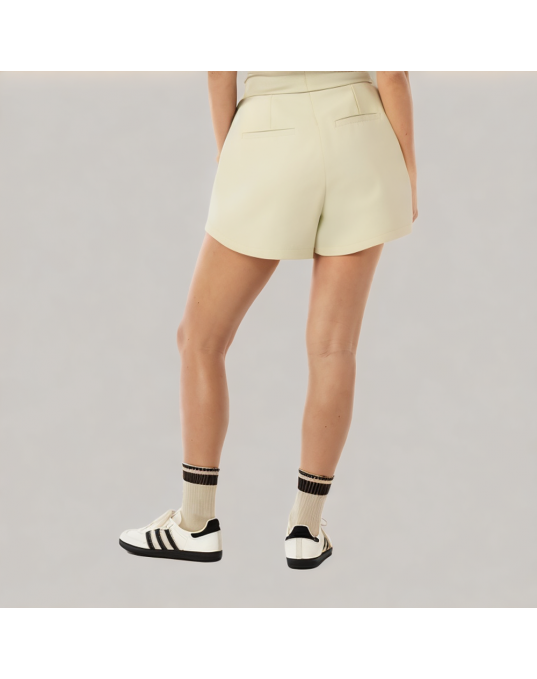 Retro Commuter High Waist Wide Leg Shorts 