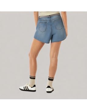 Summer Casual Light Blue Denim Shorts 