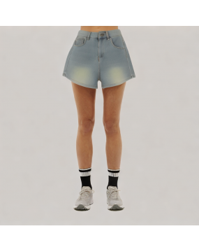 Slimming Loose Wide Leg Denim Shorts 