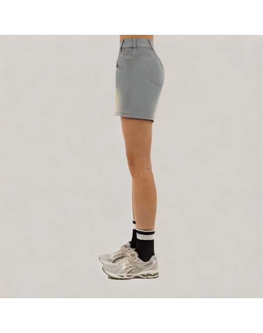 Slimming Loose Wide Leg Denim Shorts 
