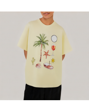 Summer Loose Short Sleeved T Shirt 