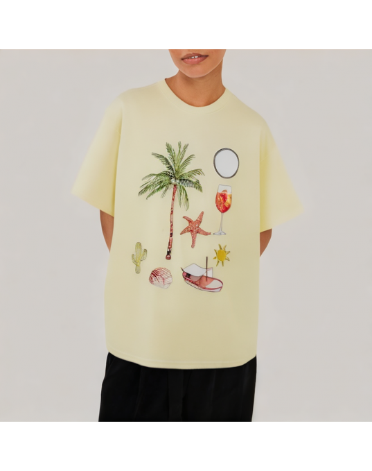Summer Loose Short Sleeved T Shirt 