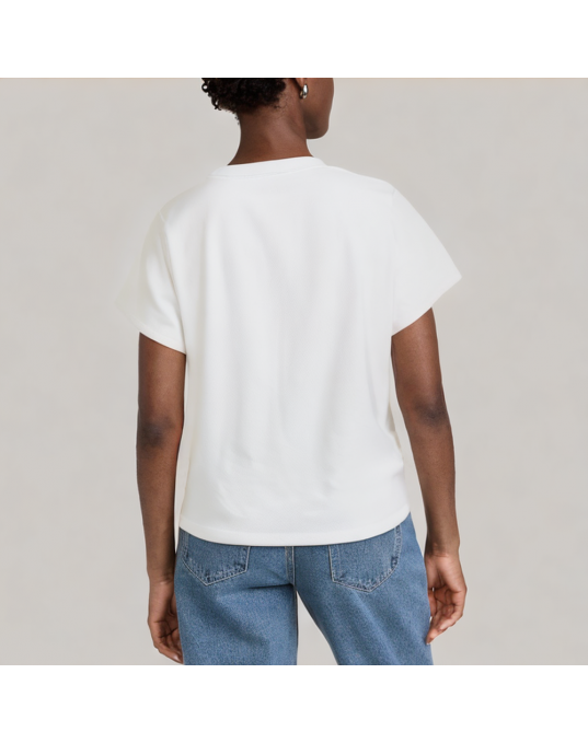 Drawstring Design Short Sleeved T Shirt 