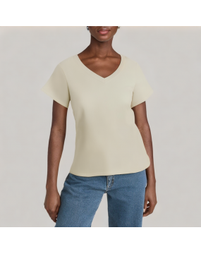 Slim Fit V Neck Short Sleeve T-Shirt