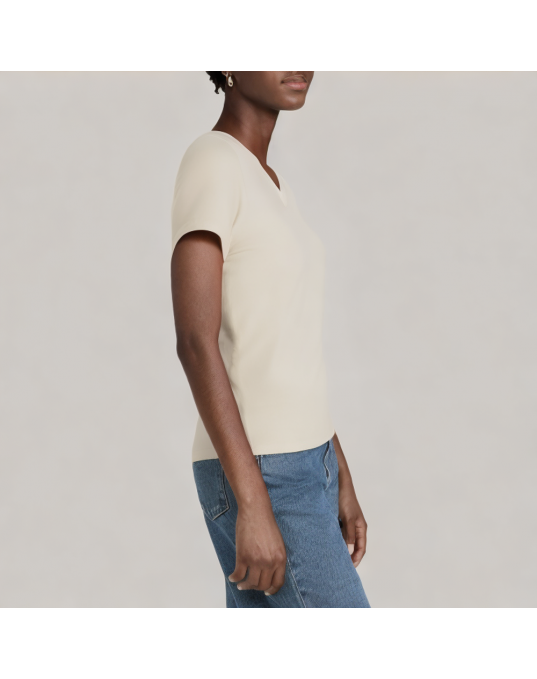 Slim Fit V Neck Short Sleeve T-Shirt