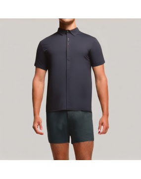 Men's Cotton Short Sleeved Shirt 
