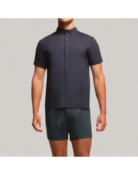 Men's Cotton Short Sleeved Shirt 