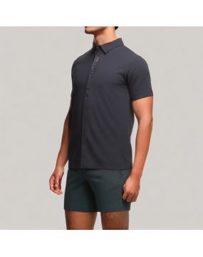 Men's Cotton Short Sleeved Shirt 