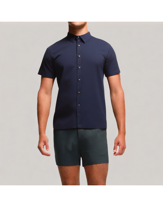 Men's Business Simple Short Sleeved Shirt