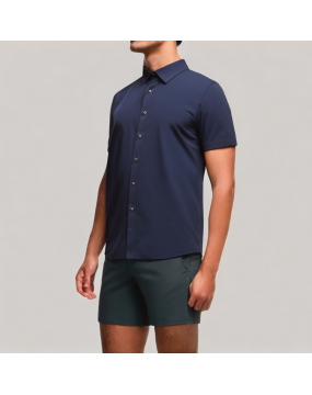Men's Business Simple Short Sleeved Shirt