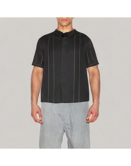 Striped Drop Shoulder Men's Shirt 
