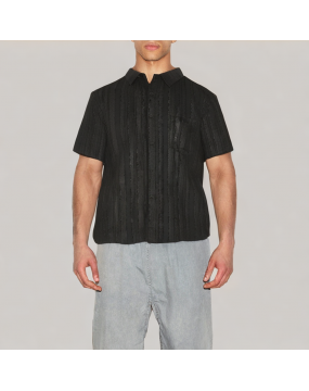 Men's Ice Silk Jacquard Shirt 