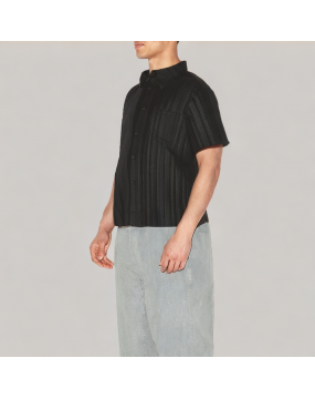 Men's Ice Silk Jacquard Shirt 