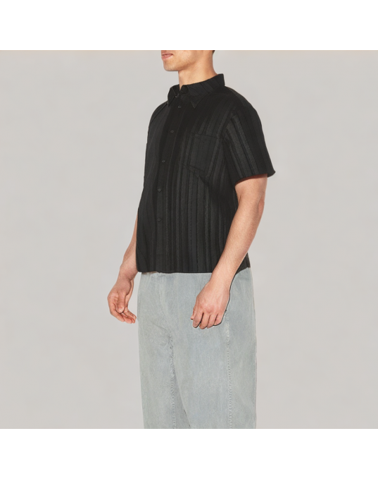Men's Ice Silk Jacquard Shirt 