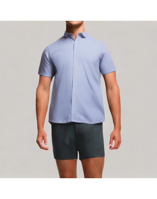 Classic Blue Short Sleeve Shirt