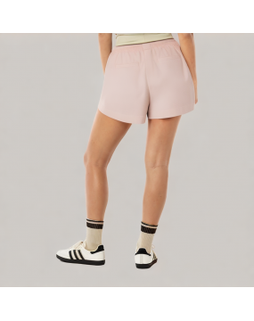 Pink Wide Leg Casual Shorts 