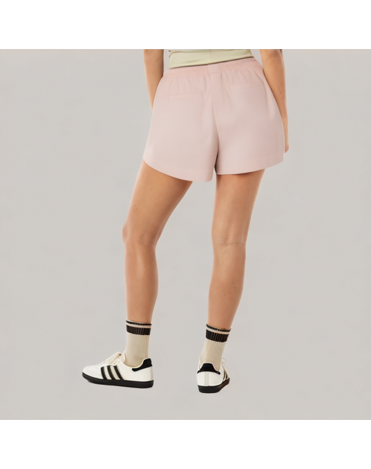 Pink Wide Leg Casual Shorts 