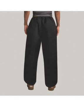 Men's Solid Color Ice Silk Casual Pants 