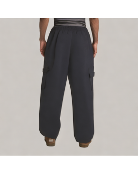 Multi-Pocket Solid Color Straight Casual Pants 