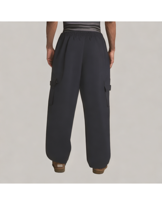 Multi-Pocket Solid Color Straight Casual Pants 