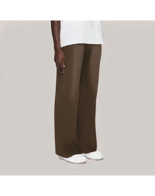 Solid Color Drawstring Simple Casual Pants 