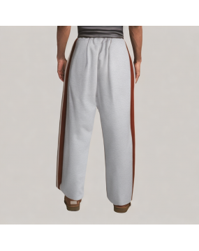 Spliced Striped Casual Pants 