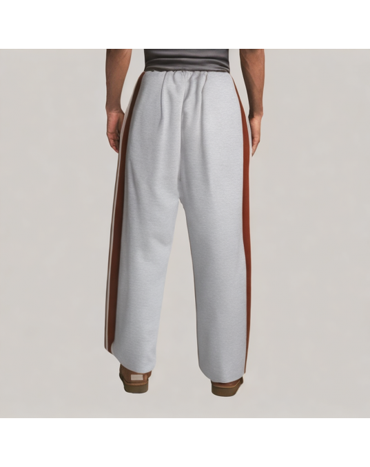 Spliced Striped Casual Pants 