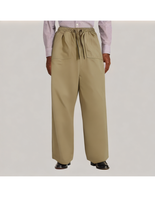 Wide Leg Workwear Casual Pants 